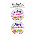 Coasters de Carro “Estoy Agradecida”