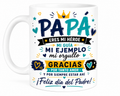 Taza 11 onz Papá eres mi héroe
