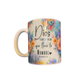 Taza 12oz Frase Dios