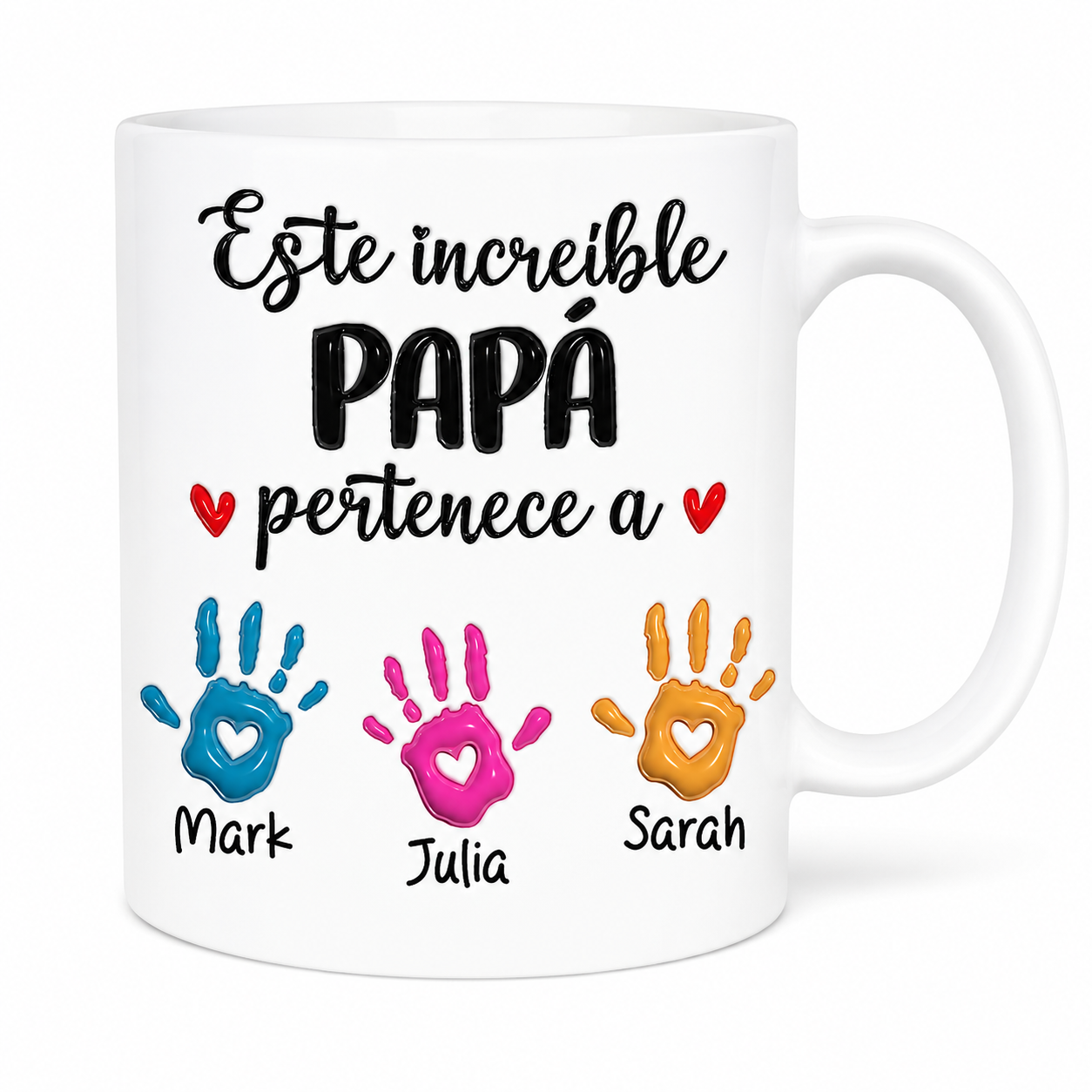Taza 11 onz Puedes personalizarla con nombres