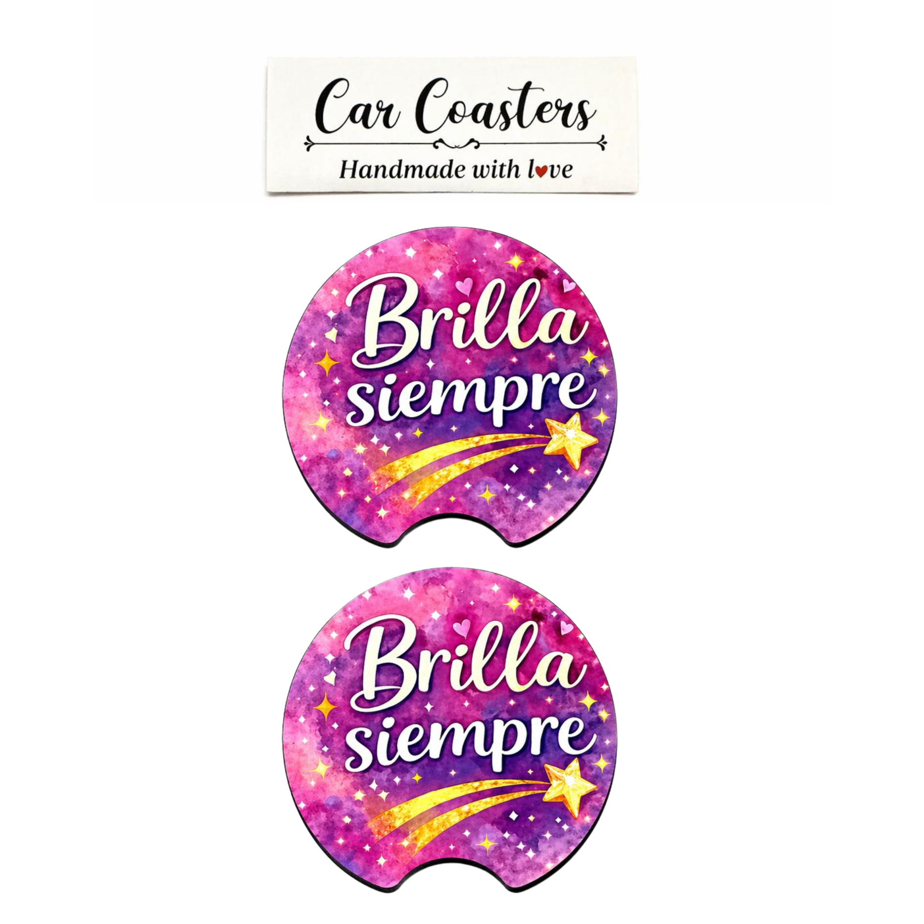 Coasters de Carro “Brilla Siempre”