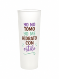Vasito de shot 3 onz Yo no tomo yo me hidrato con estilo