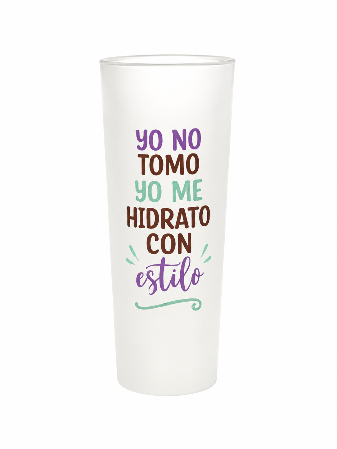 Vasito de shot 3 onz Yo no tomo yo me hidrato con estilo
