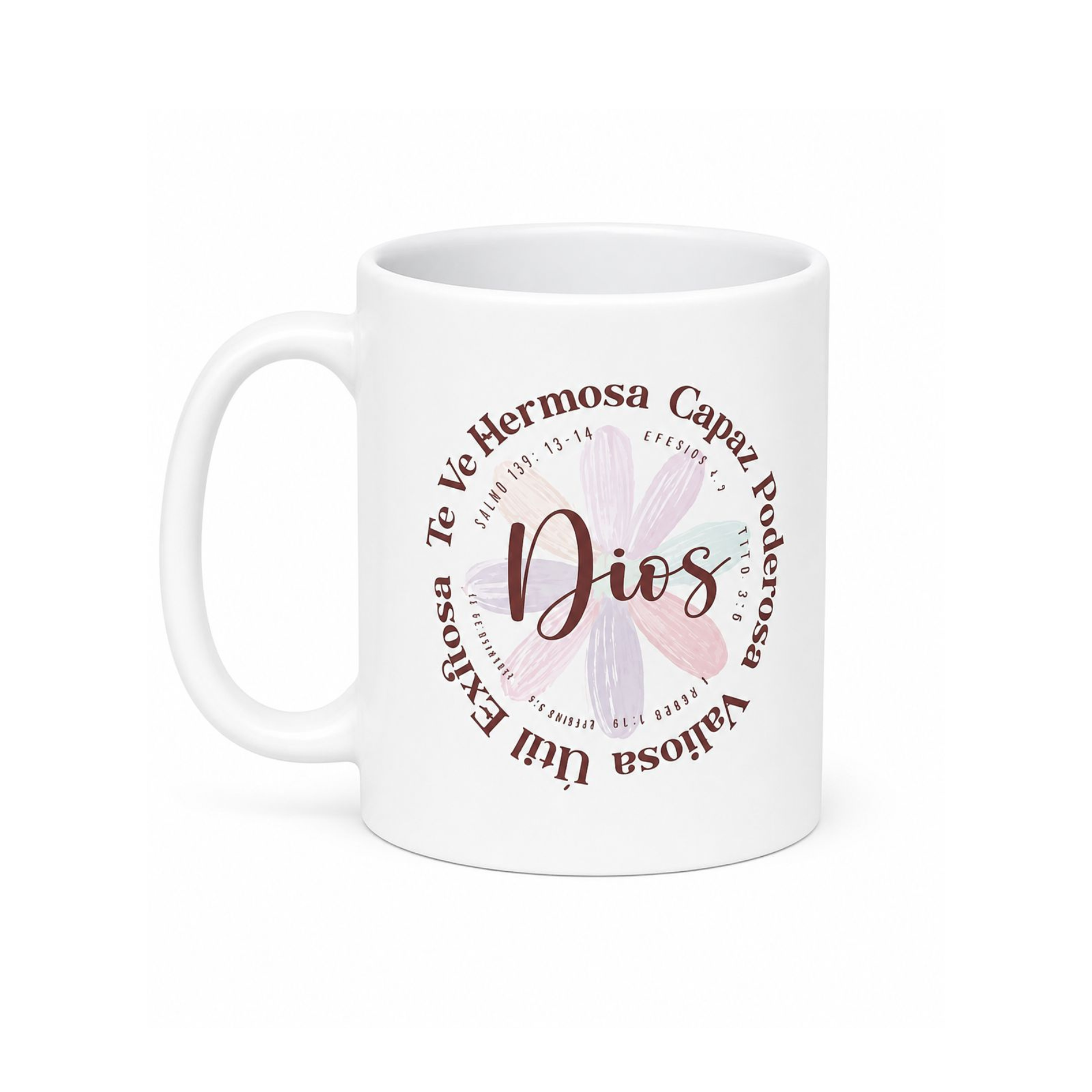 Taza 12oz Poderosa Hermosa Dios